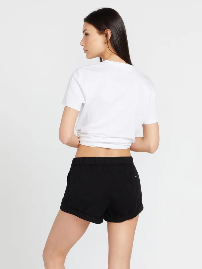 Sunday Strut Shorts 8211 Black Out Womens Volcom Bottoms