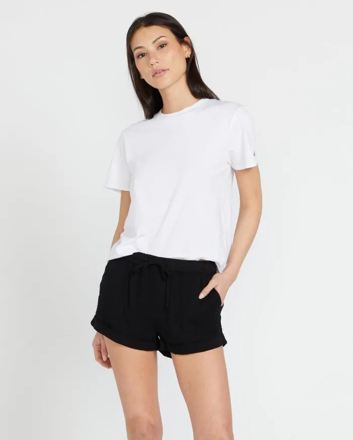 Sunday Strut Shorts 8211 Black Out Womens Volcom Bottoms