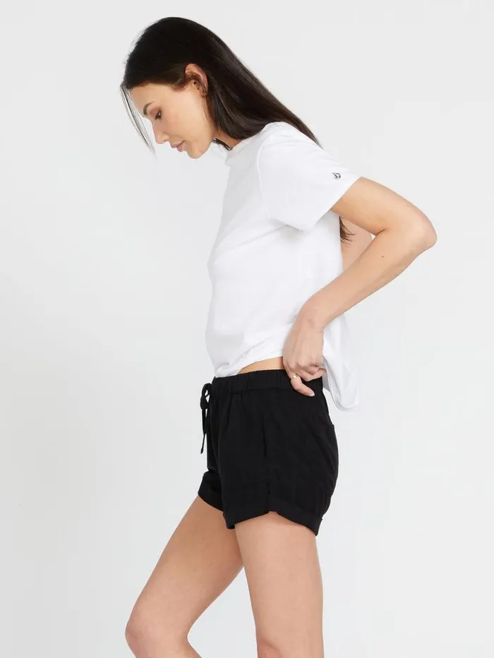 Sunday Strut Shorts 8211 Black Out Womens Volcom Bottoms