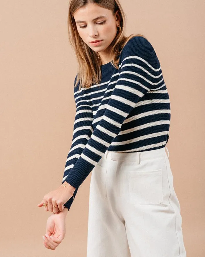 SWEATER MARINE MADELEINE Shop Grace and Mila Striped Jumpers