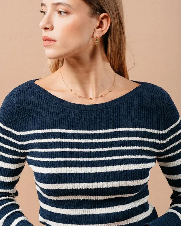 SWEATER MARINE MADELEINE Shop Grace and Mila Striped Jumpers