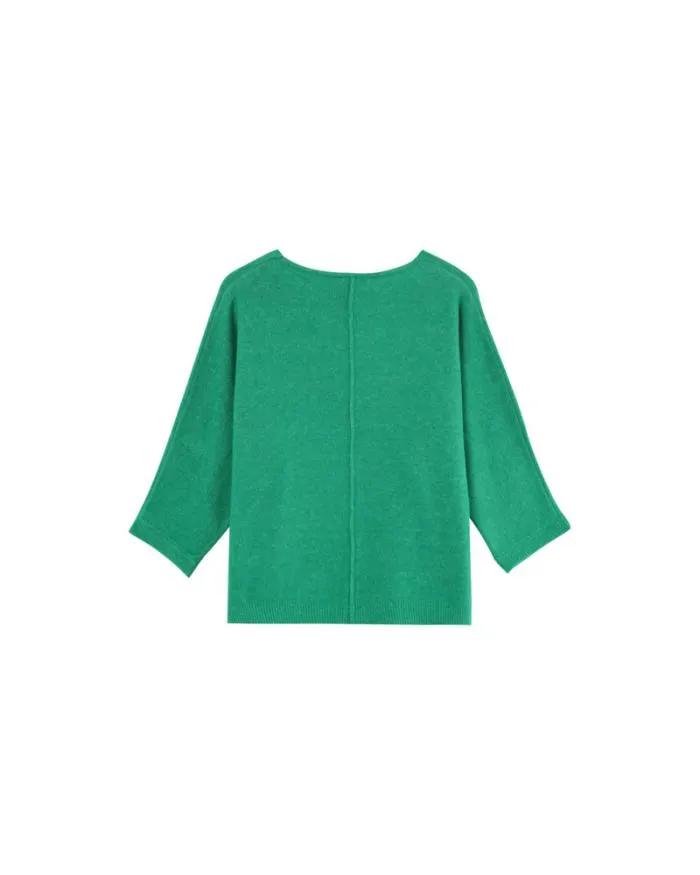 SWEATER VERT MAEL Shop Grace and Mila Plain Jumpers