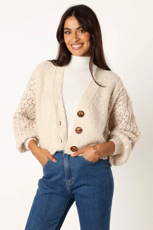 Sweaters Blakey Cardigan Cream Petal and Pup Women