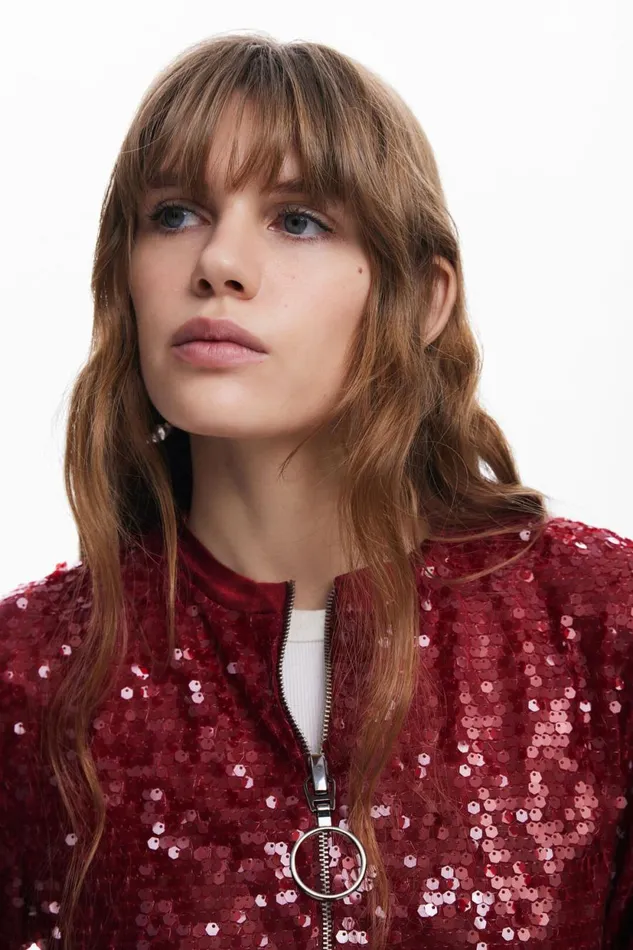 Sweaters Women Desigual Sweatshirt Red
