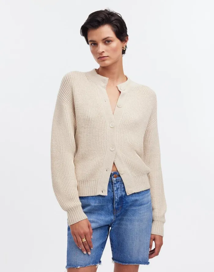 Sweaters Women Madewell Yanawara Tintaya Alpaca Cardigan Ivory White