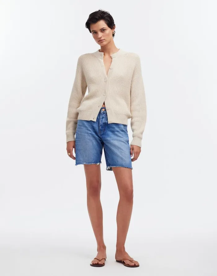 Sweaters Women Madewell Yanawara Tintaya Alpaca Cardigan Ivory White