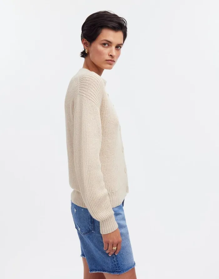 Sweaters Women Madewell Yanawara Tintaya Alpaca Cardigan Ivory White