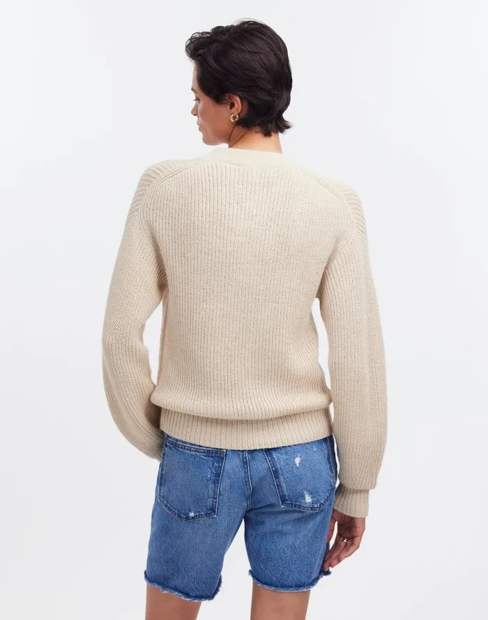 Sweaters Women Madewell Yanawara Tintaya Alpaca Cardigan Ivory White