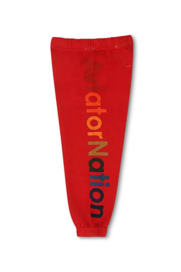 Sweatpants 8211 Red Kids Aviator Nation Sweatpants