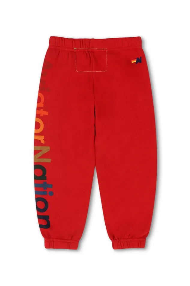 Sweatpants 8211 Red Kids Aviator Nation Sweatpants