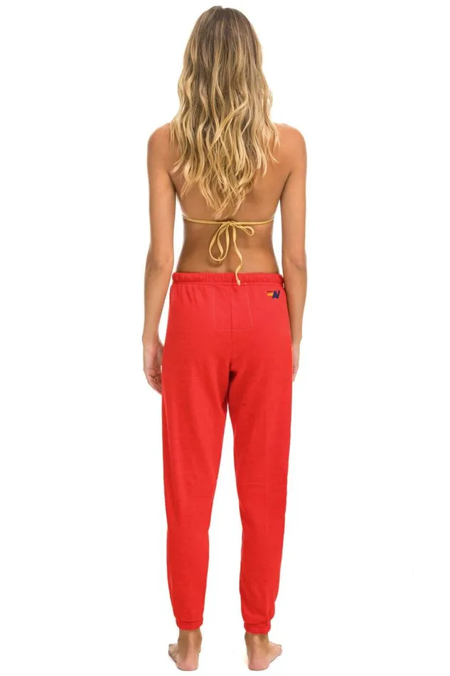 Sweatpants 8211 Red Women Aviator Nation Sweatpants
