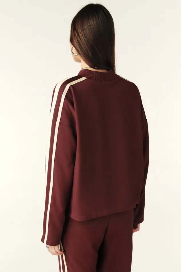 Sweatshirt Style Top Spade Red Women Baandsh Tops and Shirts