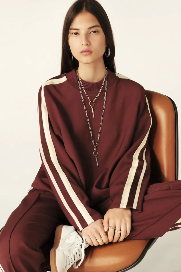 Sweatshirt Style Top Spade Red Women Baandsh Tops and Shirts