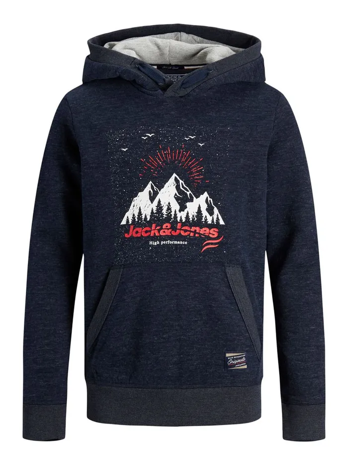 Sweatshirts JACK and JONES Junior BOYS HOODIE Blue Navy Blazer Gift for Friend