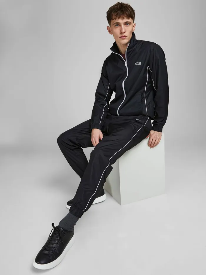 Sweatshirts JACK and JONES Mens 2PIECE TRACKSUIT Black Black Near Me