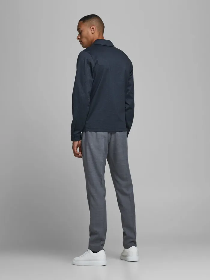 Sweatshirts JACK and JONES Mens SLIM FIT SWEAT JACKET Blue Navy Blazer Online