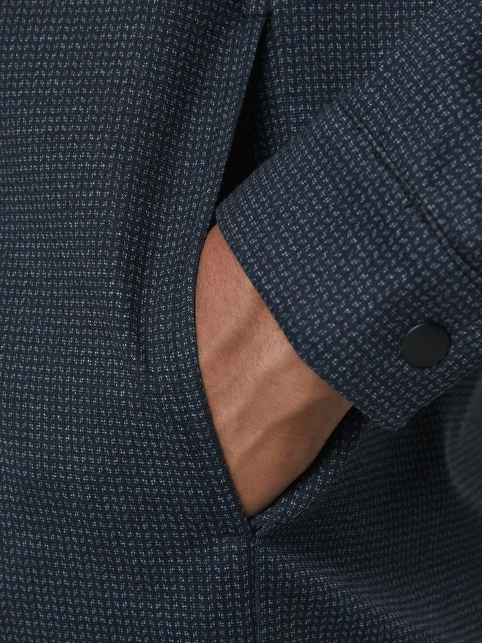 Sweatshirts JACK and JONES Mens SLIM FIT SWEAT JACKET Blue Navy Blazer Online
