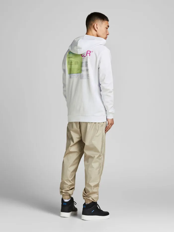 Sweatshirts JACK and JONES Mens SWEAT HOODIE White White Online