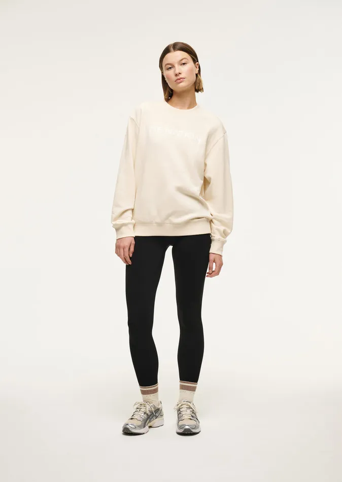 Sweatshirts Women PE Nation QUALIFY SWEAT IN WHISPER WHITE