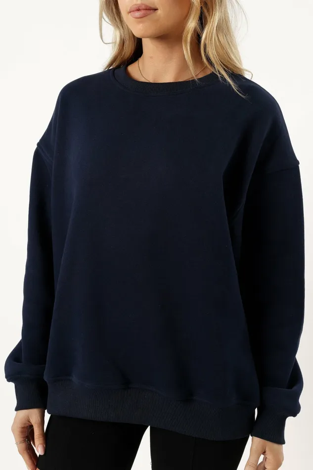 Sweatshirts Wrenley Be Kind Sweatshirt Navy Petal and Pup Women