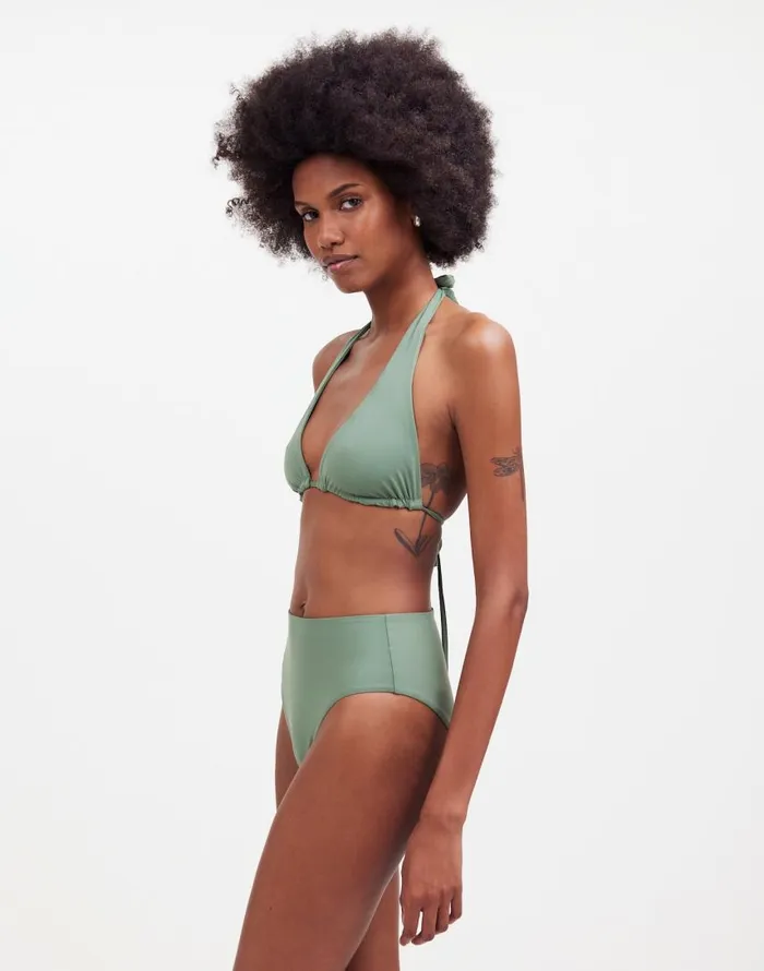 Swim Women Madewell Lexaswim Koloa Convertible Top Agave