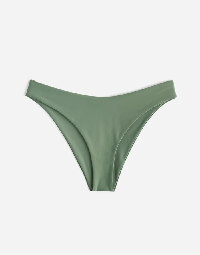 Swim Women Madewell Lexaswim Koloa Mid Rise Bottom Agave