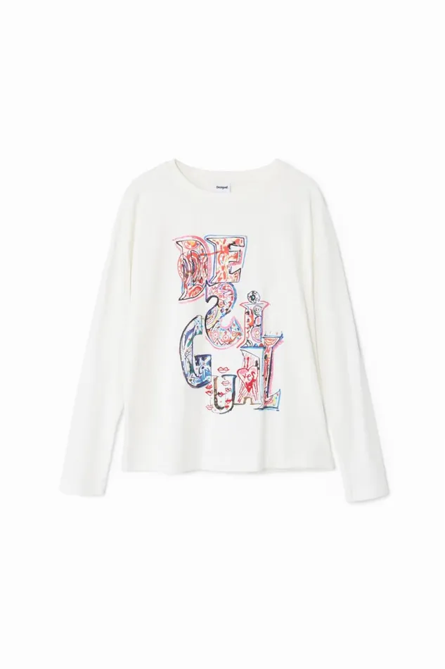 Tshirts And Shirts Kids Desigual Logo Tshirt White