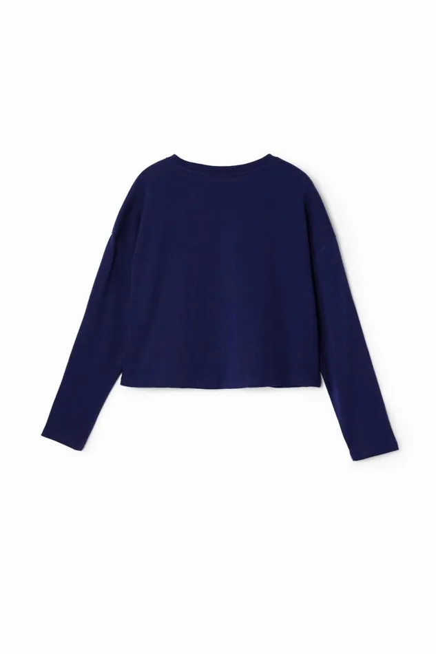 Tshirts And Shirts Kids Desigual Longsleeve Polka Dot Tshirt Blue