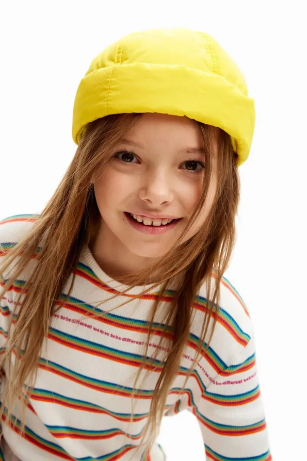 Tshirts And Shirts Kids Desigual Rainbow Striped Tshirt White