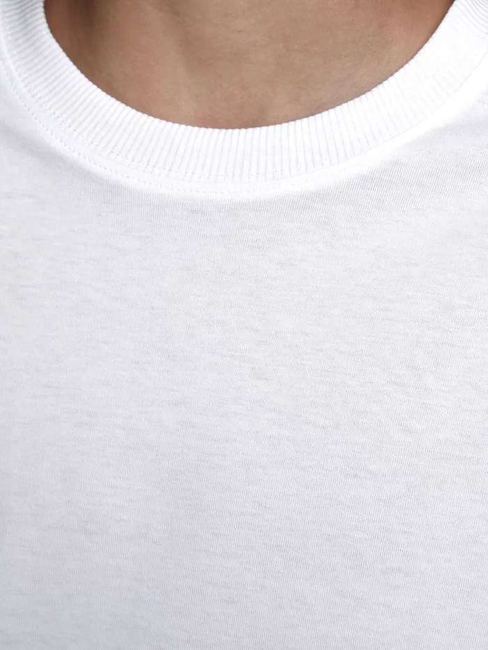 Tshirts JACK and JONES Junior BOYS CREW NECK LONGSLEEVED TSHIRT White White Gift for Friend