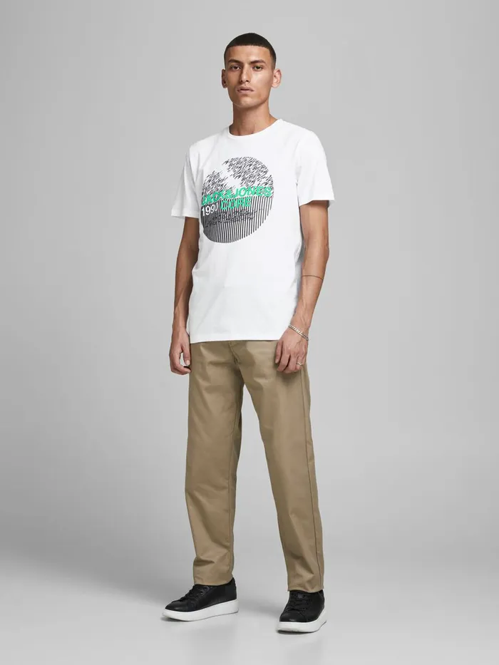 Tshirts JACK and JONES Mens 3PACK TSHIRT White White Gift Ideas