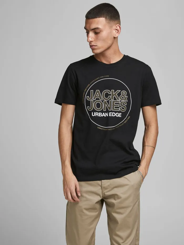 Tshirts JACK and JONES Mens 3PACK TSHIRT White White Gift Ideas