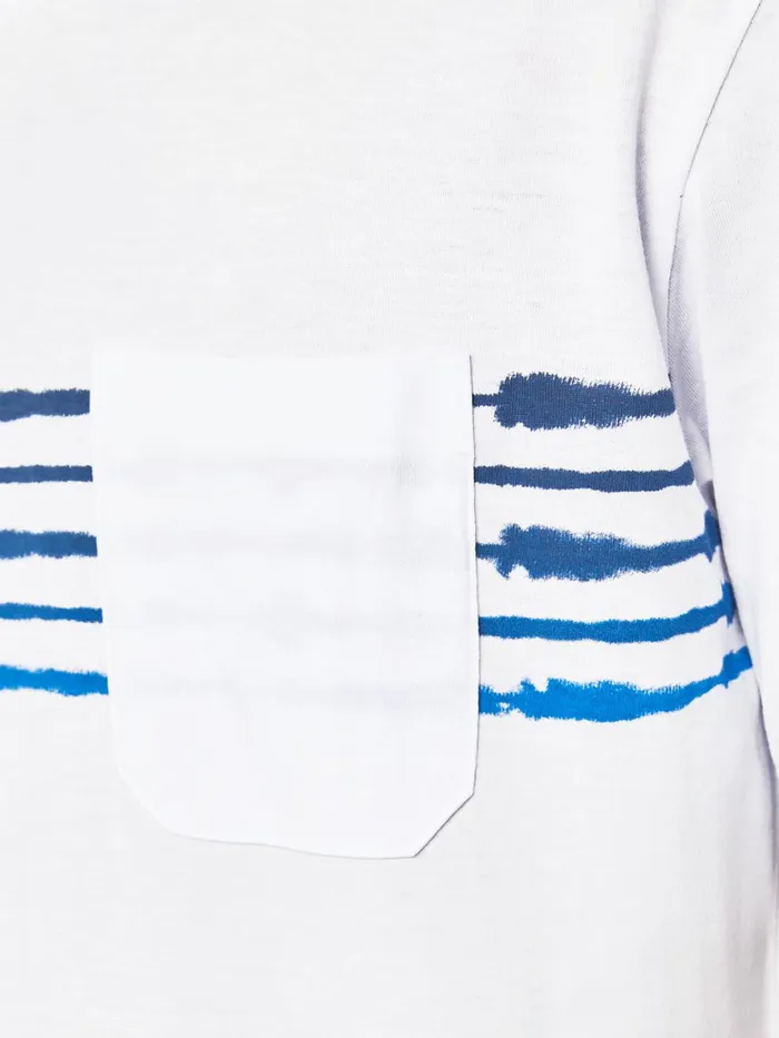 Tshirts JACK and JONES Mens RELAXED FIT STRIPE TSHIRT White White Gift Ideas