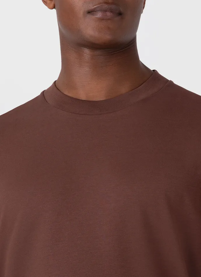 Tshirts Long Sleeve Heavyweight Tshirt Cocoa Brown 8211 ussunspel Men Tshirts Long Sleeve Heavyweight Tshirt Cocoa Brown 8211 ussunspel Men