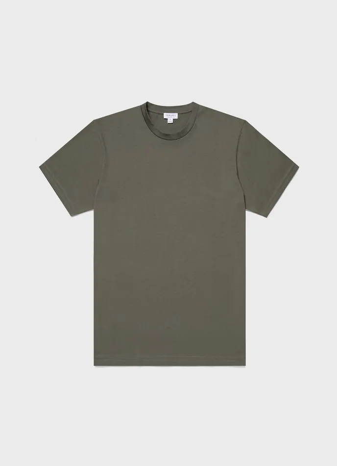 Tshirts Riviera Midweight Tshirt Khaki ussunspel Men