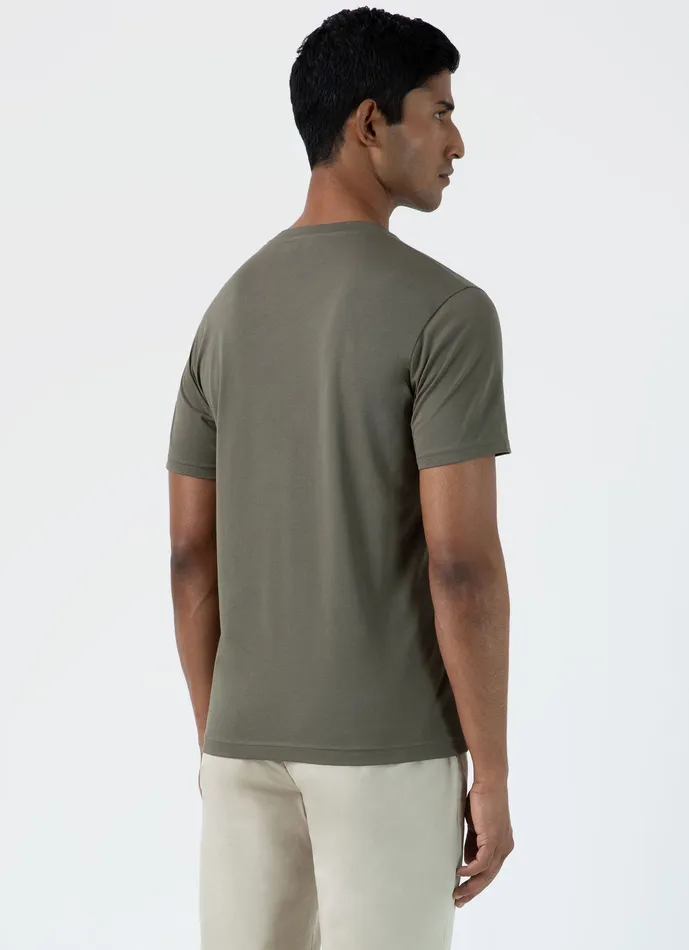 Tshirts Riviera Midweight Tshirt Khaki ussunspel Men Tshirts Riviera Midweight Tshirt Khaki ussunspel Men