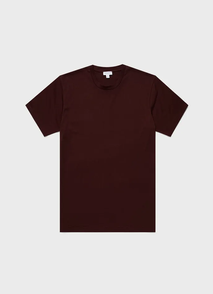 Tshirts Riviera Midweight Tshirt Raisin 8211 ussunspel Men