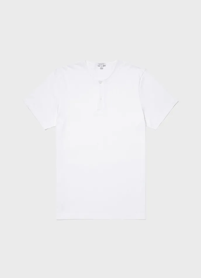 Tshirts ussunspel Men Riviera Henley White