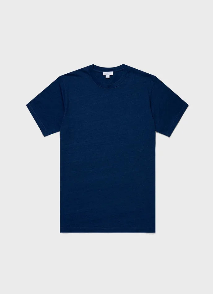 Tshirts ussunspel Men Riviera Midweight Tshirt Real Indigo