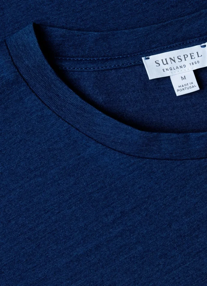 Tshirts ussunspel Men Riviera Midweight Tshirt Real Indigo Tshirts ussunspel Men Riviera Midweight Tshirt Real Indigo