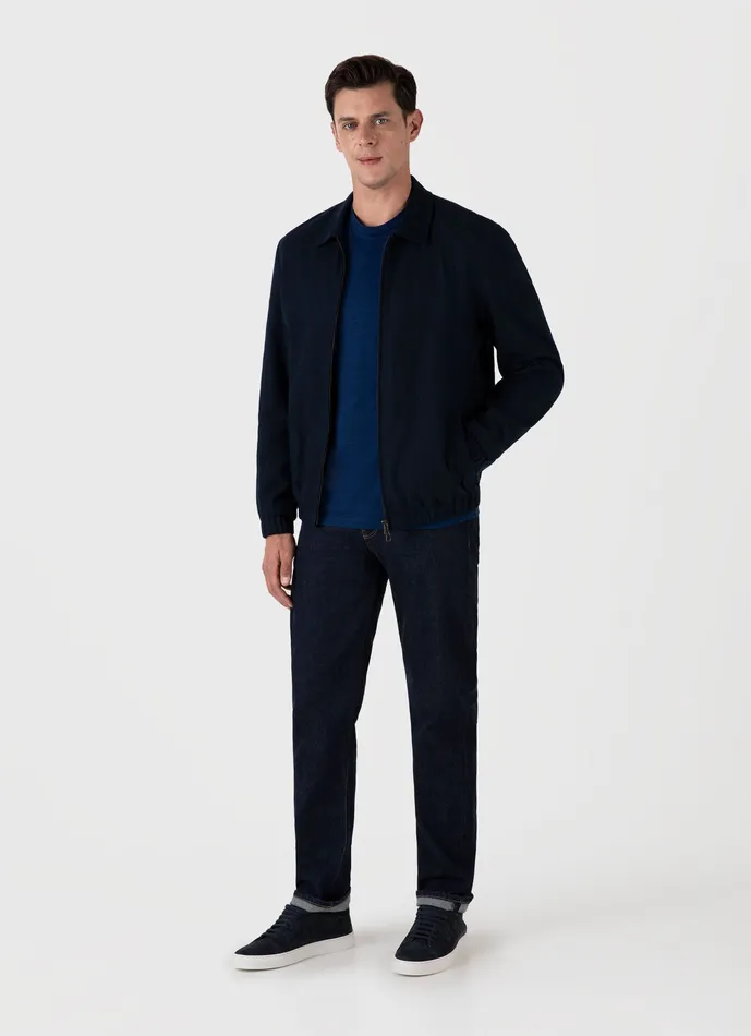 Tshirts ussunspel Men Riviera Midweight Tshirt Real Indigo Tshirts ussunspel Men Riviera Midweight Tshirt Real Indigo