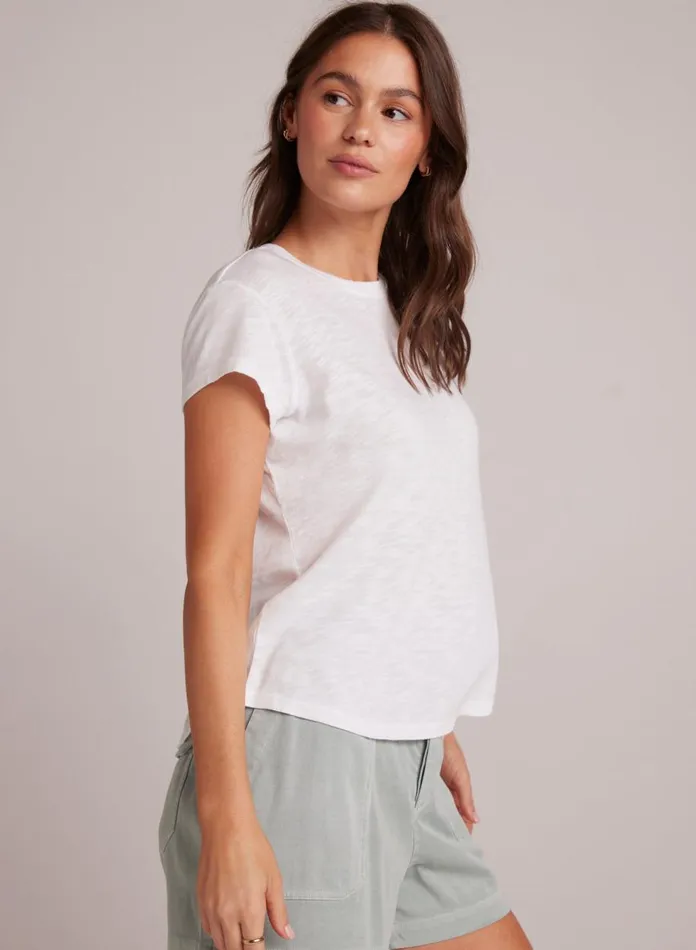 TShirts Women Bella Dahl Baby Crew Tee 8211 White TShirts Women Bella Dahl Baby Crew Tee 8211 White