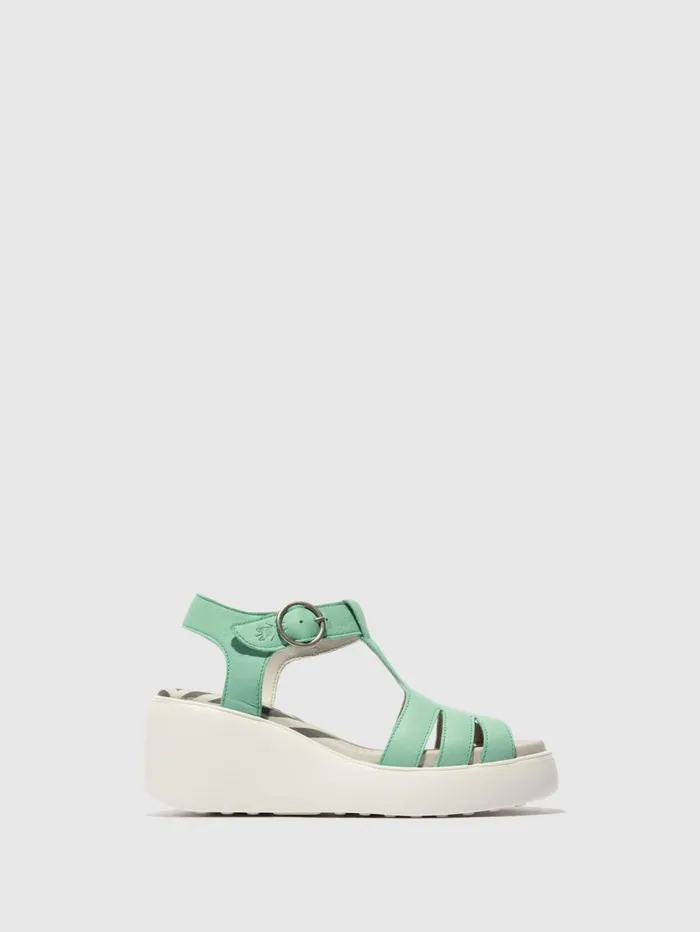 TStrap Sandals DUMA955FLY SPEARMINT Women Fly London Sandals