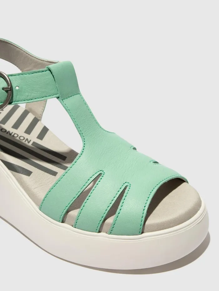 TStrap Sandals DUMA955FLY SPEARMINT Women Fly London Sandals