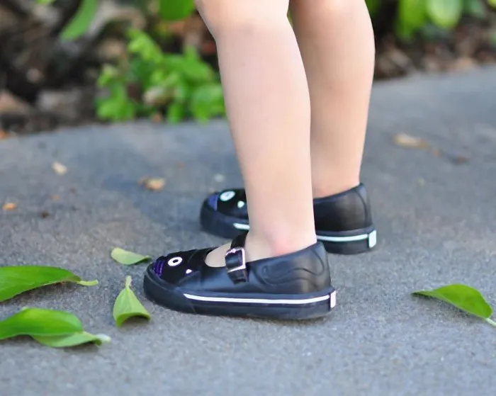 TUK Shoes Kitty Styles Women Black and White Kitty Mary Jane Toddler Sneaker TUK Shoes Kitty Styles Women Black and White Kitty Mary Jane Toddler Sneaker