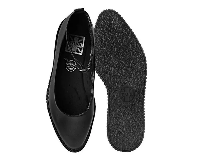 TUK Shoes Mary Janes Women Black TUKskin Ballet Ankle Strap Creeper Mary Jane Shoe TUK Shoes Mary Janes Women Black TUKskin Ballet Ankle Strap Creeper Mary Jane Shoe