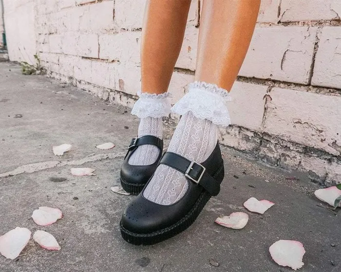 TUK Shoes Mary Janes Women Black TUKskin Viva Low Mary Jane TUK Shoes Mary Janes Women Black TUKskin Viva Low Mary Jane