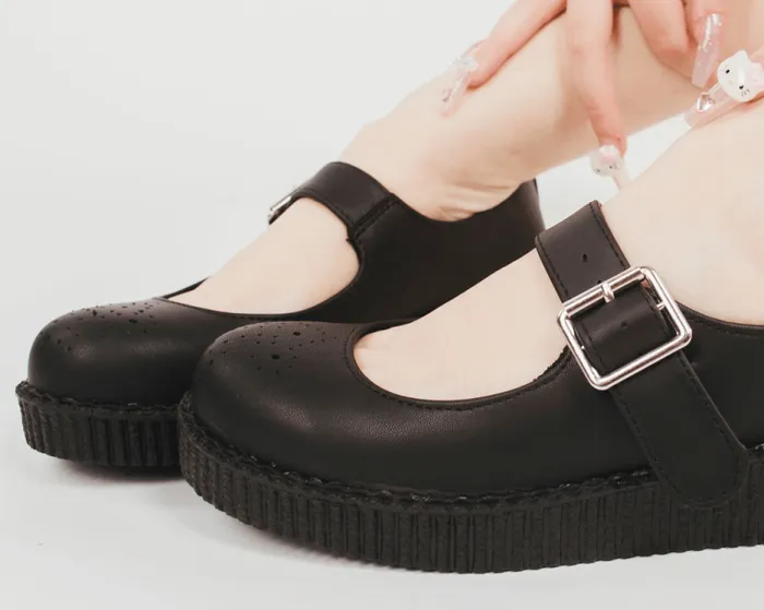 TUK Shoes Mary Janes Women Black TUKskin Viva Low Mary Jane TUK Shoes Mary Janes Women Black TUKskin Viva Low Mary Jane