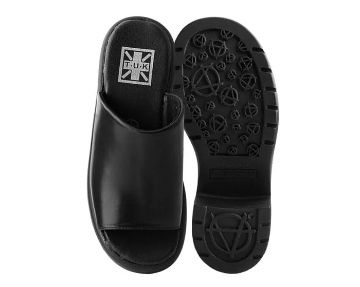 TUK Shoes Platforms Women Black Bubble Mule Heel TUK Shoes Platforms Women Black Bubble Mule Heel