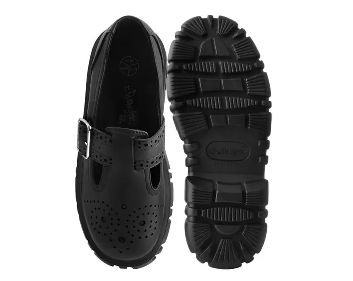 TUK Shoes Platforms Women Black TUKskin TBar Anarchic Airship Brogue TUK Shoes Platforms Women Black TUKskin TBar Anarchic Airship Brogue